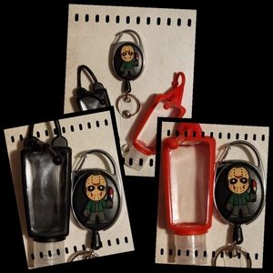 Jason Badge Clip And Sanitizer Holder
